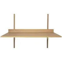 Ferm Living Sector Bureau Natural Oak| Brass