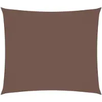 vidaXL Voile de parasol tissu oxford rectangulaire 2,5x3 m marron