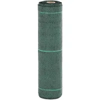 vidaXL Membrane anti-mauvaises herbes vert 0,5x10 m PP