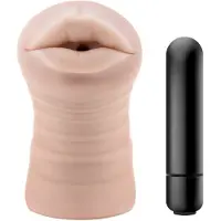 Blush Enlust Nicole - masturbateur bouche vibrante - effet réaliste - couleur chair