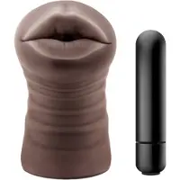 Blush Enlust Krystal - vagin oral vibrant réaliste avec images MI - marron