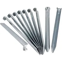Campking Piquet Cornière 10 Pièces Hauteur 24cm