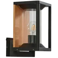 LUCANDE Luminaires d'extérieur , Candina, dimmable, Noir, Balcon, Aluminium, Moderne