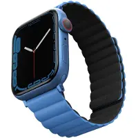 Uniq Bracelet Apple Watch 38/40/41 Mm Revix Magnetique Bleu (-41mm-revblublk)