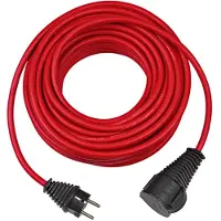 Brennenstuhl Verl Kabel 1167830 rallonge en néoprène, utilisation en extérieur, rouge 25 mètres