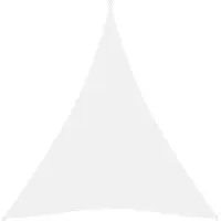 vidaXL Voile de parasol tissu oxford triangulaire 5x6x6 m blanc