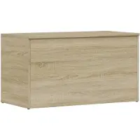 vidaXL Coffre de rangement Chêne Sonoma 84x42x46 cm Bois composite