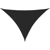 vidaXL Voile de parasol tissu oxford triangulaire 5x5x6 m noir