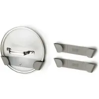Joseph Joseph 3 supports adhésif pour couvercles gris JOSEPH & JOSEPH