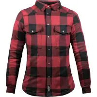 John Doe Motoshirt, chemise/veste femmes ,Noir/Rouge ,XL