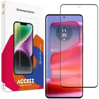 Accezz Hard Glass Full Cover Screen Protector for Motorola Edge 50 Pro