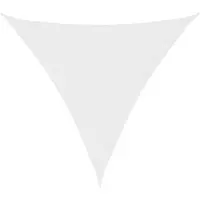 vidaXL Voile de parasol tissu oxford triangulaire 4,5x4,5x4,5 m blanc