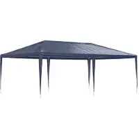 vidaXL Tente de réception 4x6 m bleue
