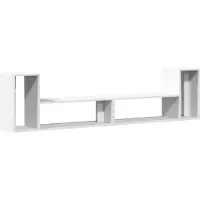 vidaXL Armoires TV 2 pcs. Blanc 100x30x50 cm Bois composite
