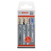 Bosch Powertools Jigsaw Blade Set 15 Pieces Blanc,Argenté