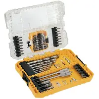DeWalt drill and drill set 55 pcs (10 mm, 12 mm, 3 mm, 4 mm, 5 mm, 6 mm, 8 mm)