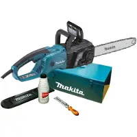 Makita UC 3551 AK Tronçonneuse électrique 2000 W 35 cm 14,5 m/s 3/8" + accessoires + coffret