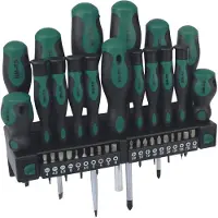BRÜDER MANNESMANN 11415 Jeu De Tournevis - 37 Pièces