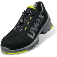 Uvex 1 perforé S1 SRC noir/lime Gr. 39