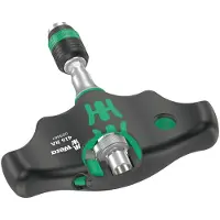 Wera 416 Ra T-handle Hex Socket Screwdriver Argenté