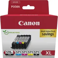Canon Multipack 0318c009 Pgi-570xl / Cli-571 Noir-cyan-magenta-jaune (0318c009)