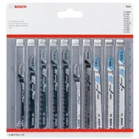 Bosch Professional Set de Lames pour Scie Sauteuse 10 Pièces (universel)
