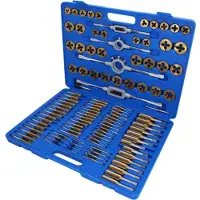 Ks Tools TiN Jeu d'outils de taraudage, 110 pièces