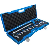 Bgs Jeu de clés dynamométriques pour outils à emmancher 14 x 18 mm 40 - 210 Nm 11pcs - 7193