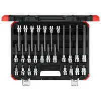 Gedore 1/2 Xzn 26-pieces Socket And Bit Set Clair