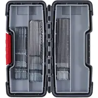 Bosch Tough Box Wood Precision Jigsaw Blade Set 30 Units Argenté