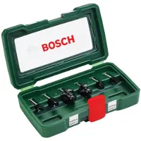 Bosch Accesorios 6 Mm Milling Cutters Bit 6 Pieces Clair One Size / EU Plug 220V