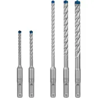 Bosch Accesorios 2608900197 Wall Drill Bit 5 Units Bleu,Argenté
