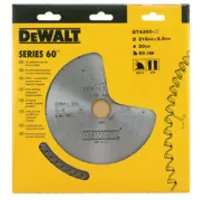 DeWalt DT4351-QZ Lame De Scie Circulaire Extreme - 250 X 30 X 60 Dents - Bois