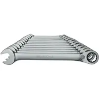 Gedore R07205012 Jeu De Clés À Cliquet Annulaires/combinées - 8-19mm - 12 Pièces
