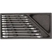 Gedore R22150003 Jeu De Clés À Cliquet Annulaires 10 Pièces - 8 -19mm