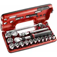 Facom Coffret cliquet extensible 1/2” Detection Box métriques - 6 pans