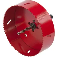 Wolfcraft Scie cloche 127 mm Rouge 5495000