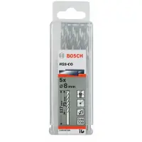 Bosch 2608585897 - Foret à métaux rectifiés HSS-Co, DIN 338, 9,5 x 81 x 125 mm 5x