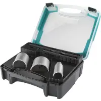 Wolfcraft 1 jeu de scies cloches 5 pièces HM ø33,53,68mm (68 mm)