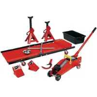 BRÜDER MANNESMANN Ensemble d'outils 10 pièces rouge