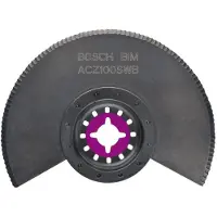 Bosch Accesorios 2609256976 Lame Crantée Pour Scie Segment Acz 100 Swb Bim 100 Mm