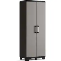 Super Merchant Pro Tall Storage Cabinet, noir/gris 972120