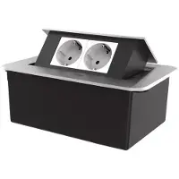 Livolo Poussière de socket pop-up | Construit -in | Argent | Points de courant livo