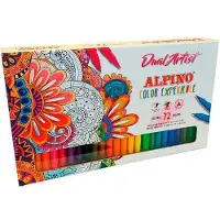 Alpino Dual Artist Ar000197 Marker Pen 72 Units Multicolore Enfants