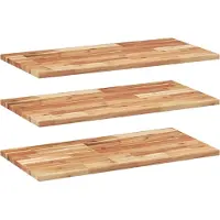 vidaXL Étagères flottantes 3 pcs 100x40x2 cm acacia massif à l'huile