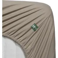 Beddinghouse Drap-Housse Beddinghouse Split Topper Sand (Percal)-180 x 220 cm