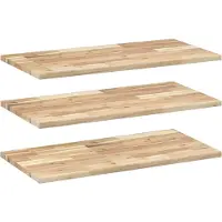 vidaXL Étagères flottantes 3 pcs 100x40x2 cm acacia massif non traité