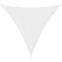 vidaXL Voile de parasol tissu oxford triangulaire 3x3x3 m blanc