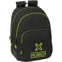Safta Sac à dos scolaire Munich Beat Noir 32 x 42 x 15 cm
