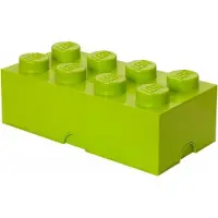 LEGO Boîte de Rangement Lego Brick 8 Lime
